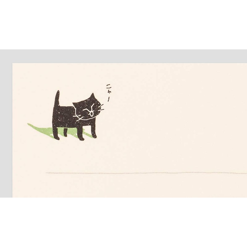 Midori Letter Set Egao Cat Pattern 91802542