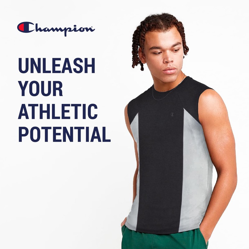 Champion Big and Tall Muscle T Shirts for Men -
