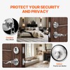 VEVOR Entry Door Locksets with Deadbolt, 5 Pack Satin Nickel