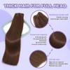 Clip in Hair Extensions Real Human Hair for Women Straight