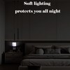 FSHVQKD Lavender Butterfly Night Light,Plug-in Nightlights Auto Sensor Night Lamp