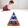 Constellation Pyramid Stone for Positive Energy Reduce Stress Chakra Resin