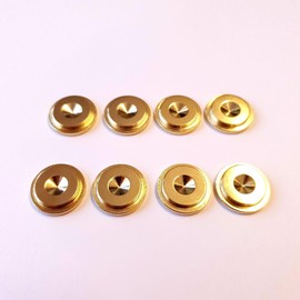 OEHLBACH Washer 20 S Spike Washer Gold Pack of 8 (55043)