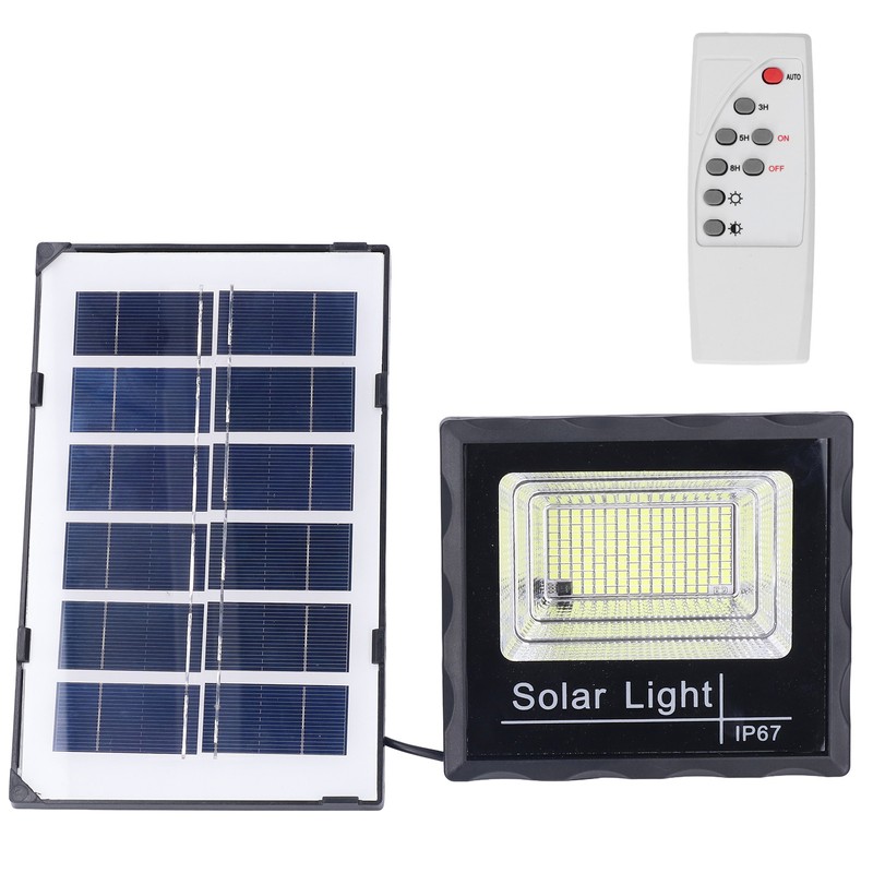 Solar Wall Lamp 100 LEDs High Brightness 50W Waterproof Outdoor