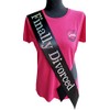 Gemini Ribbons - Finally Divorced Sash - Holographic - Party