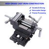3" Cross Slide Drill Press Vise, Compound Bench Table Bench