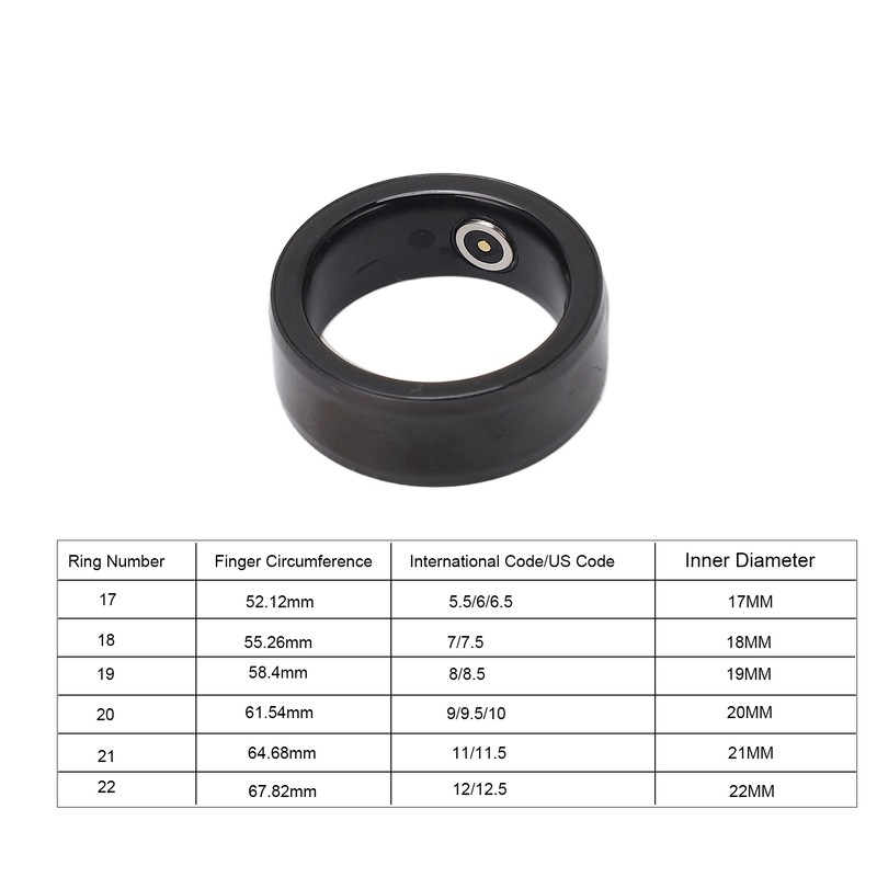 Mobile Phone BT Connection Smart Ring Health Tracker Rechargeable Waterproof