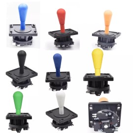 NEW 100% HAPP JOYSTICK COMPETITION 8 WAY BLACK NEW ARCADE MAME JAMMA JOYSTICK - black