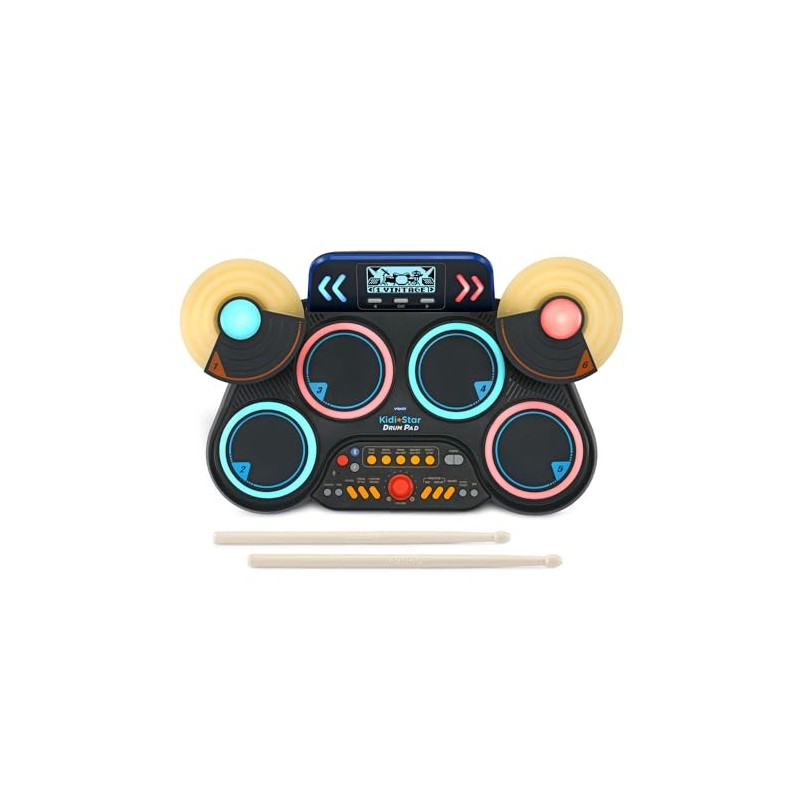 VTech Kidi Star - Almohadilla de tambor, negra