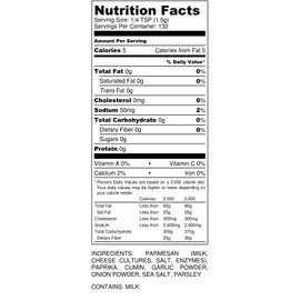 Premium | Smoked PARMESAN Corn on the Cobb Seasoning | Large Shaker | Calorie Free | Fat Free | Saturated Fat Free | Cholesterol Free | Sugar Free