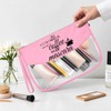 Sfodiary Coffee Lover Gift for Women Funny PVC Cosmetic Bag