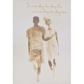 Greeting Card In Our Day-to-Day Life Love - You Are My Constant Blessing My Lasting Joy - Black African American Couple Romantic (Husband Wife Boyfriend Girlfriend Significant Other)