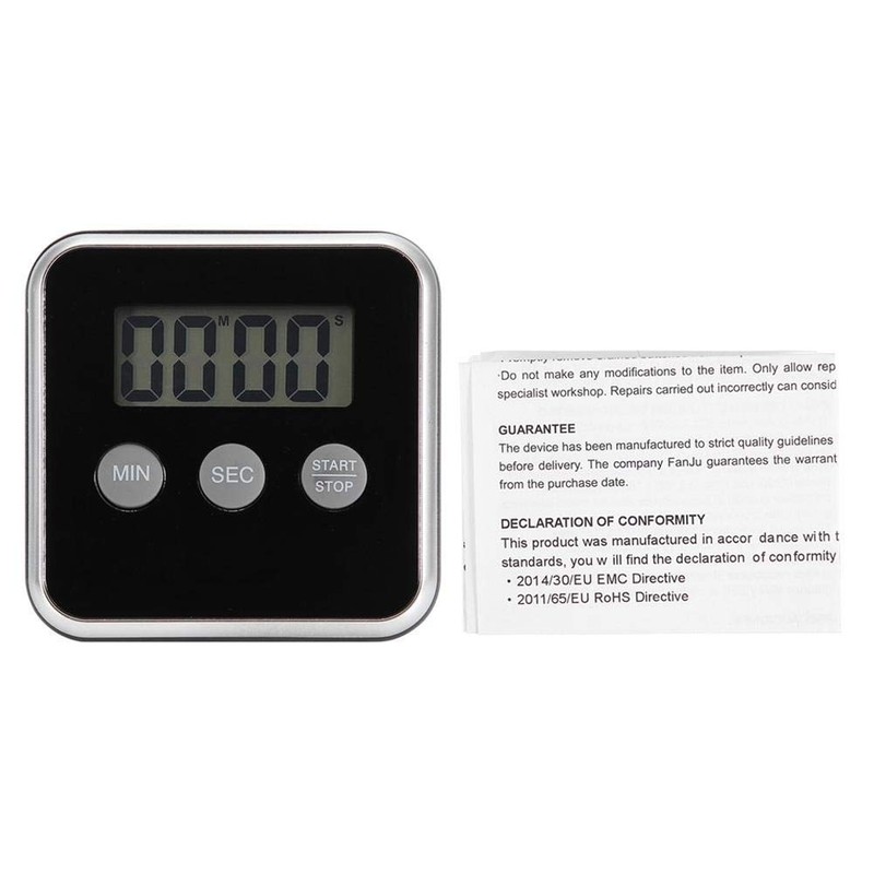Kitchen Timer Digital Mini Timer Loud Alarm Magnetic Kitchen Cooking