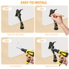 Kickdown Door Stopper, 2 Packs Door Holder to Keep Door