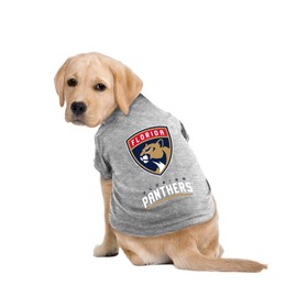 Little Earth 520171-PNTR-L: Florida Panthers Pet T-Shirt