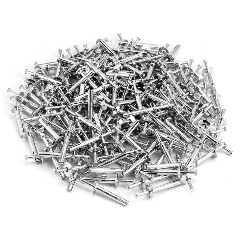 QWORK 500 PCS 1/4" x 1-1/2" Heavy-Duty Hammer Drive Nails