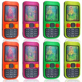Duccsko Paquete de 10 anillos de agua de mano para niños 4-8-12, regalos de devolución, premios de aula, bolsas de regalo para fiesta de cumpleaños,  