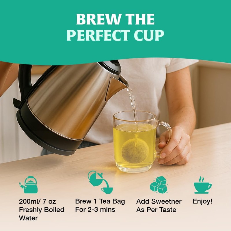 HANDPICK, Peppermint Tea, Eco-Conscious Tea Bags - 100 Count |