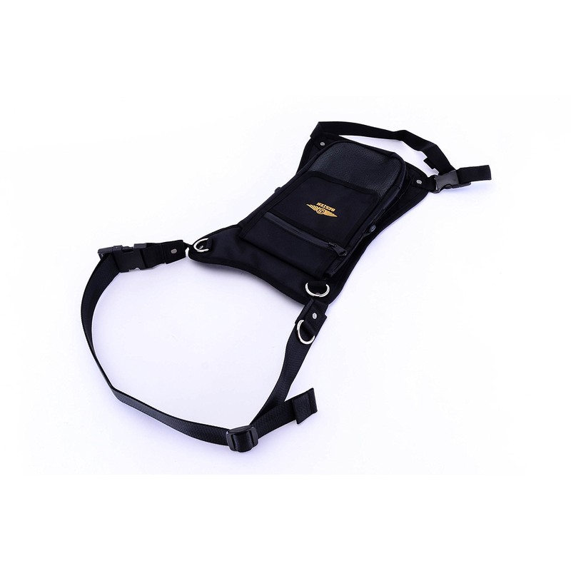 Bestem LGBE-LEGBAG-2 Black Motorcycle Rider Pack 2 Universal Leg Bag