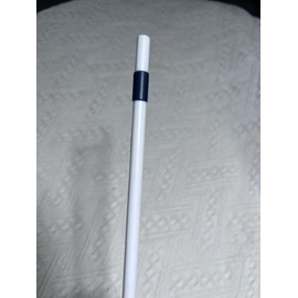 Replacement Straws Compatible with 40 oz Owala Travel Tumbler - Include 6 Pack Straws and 1 Pack Cleaning Brush (White-blue)