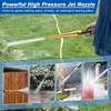 3/4 GHT Brass Garden Water Hose Spray Nozzle, 6 Inch