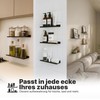 Minismus Wall Shelf - Stainless Steel Hanging Shelf with Anti-Fall