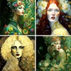 Surreal Women Rice Paper 29 x 29 cm (2 Sheets)