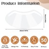 JIYIN 50 Pcs Disposable Shower Face Eye Shield After Surgery,
