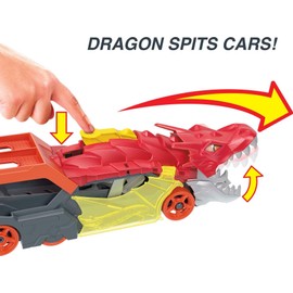 Mattel - Hot Wheels Dragon Launch Transporter Playset