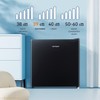 BANGSON Upright Freezer,1.1Cu.ft Mini Freezer with Removable Shelf, Single Door