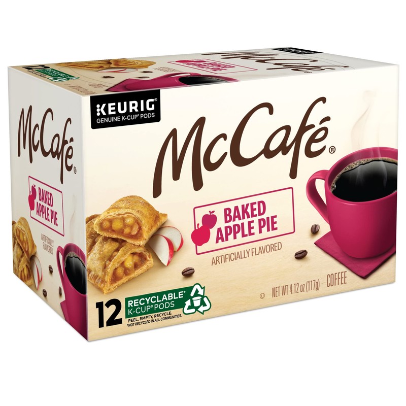 McCafe Baked Apple Pie Coffee, Keurig Single Serve K-Cup Pods,
