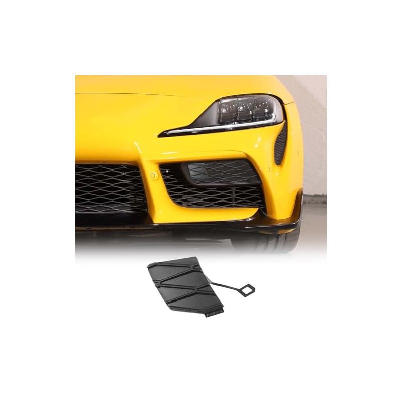 Front Bumper Tow Hook Cover Replacement Compatible with Toyota Supra