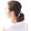 VINGTAINE H-442-s-hgom Bijou Plump Ribbon Hair Rubber Hair Accessory