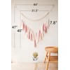 Decocove Macrame Wall Hanging - Large with Wood Beads Bohemian