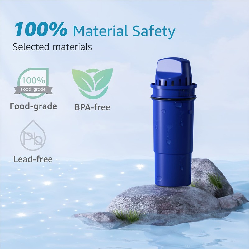 AQUA CREST NSF Certified Pitcher Water Filter, Replacement for Pur®