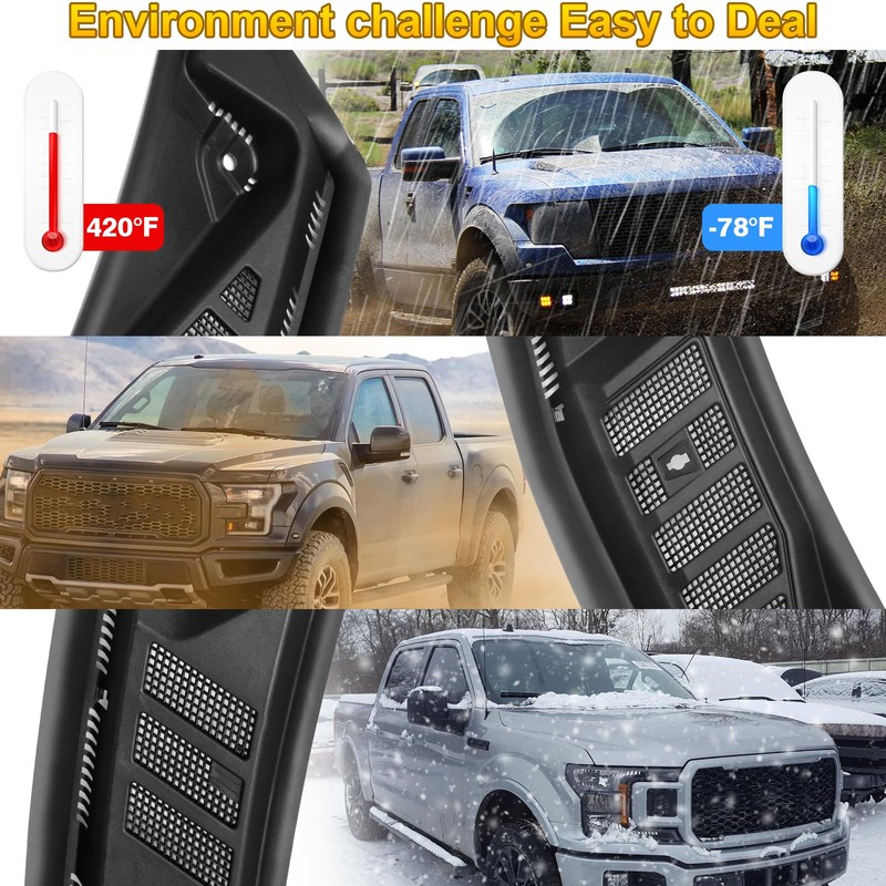 OQSNCV Windshield Wiper Cowl Cover Panel Compatible with Ford F150
