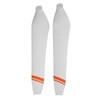 1 Pair Drone Propellers White Carbon Low Noise Powerful Traction