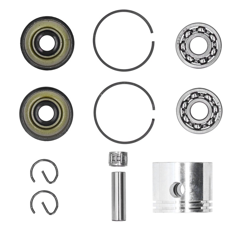 41.1mm Piston Kit Crank Bearing Fit for Poulan 220 221