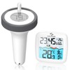 Nuovoware Digital Floating Pool Thermometer, Wireless Thermometer with Easy Read