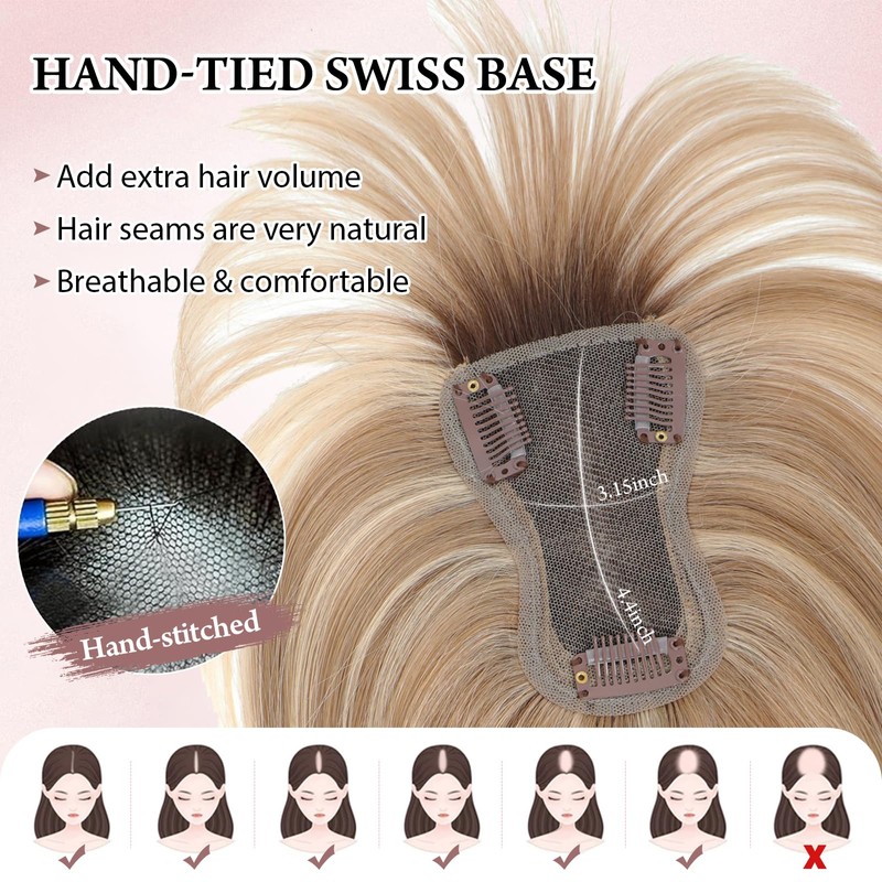 Hair Toppers for Thinning Hair Toppers for Women Real Human