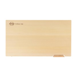 Umezawamokuzaikougeisya Aomori Hiba Cutting Board hibano with Stand 14.2 x 7.9 x 0.6 inches (36 x 20 x 1.5 cm)