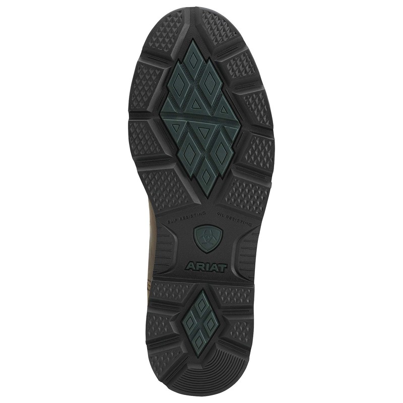 Ariat BMVY9 Mens Groundbreaker Work Boot Brown 10.5