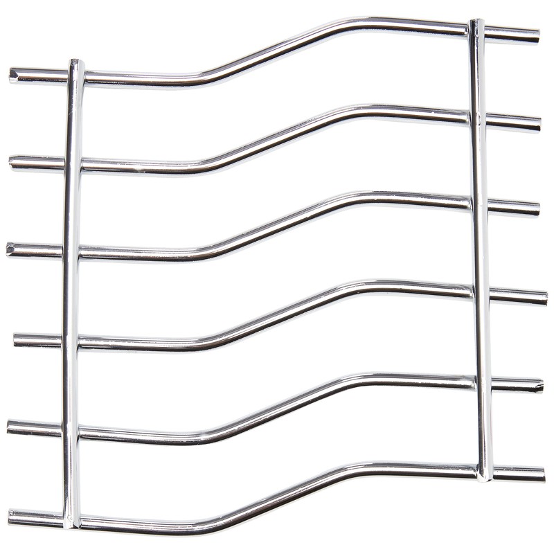 APOLLO 6121 20cm Chrome Wave Trivet, Stainless Steel, Silver, 20x1x20