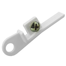 Swish Deluxe End Stop - Single, White, HO Scale, Curtain Track End Stop