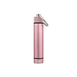 ONGROK Premium Storage Tube, Keychain, Pocket-Sized, Airtight, Aluminum Metal Holder and Case (Rose Gold)