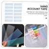 OSALADI 40Pcs Washi Tape Sample Boards Durable Plastic Washi Cards