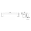 KAWAJUN Kitchen Towel Bar KC-077-XC