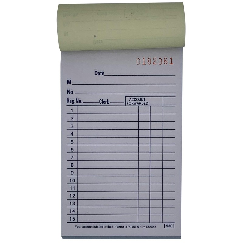 Online Best Service 20 Pack Lot Sales Book Order Receipt