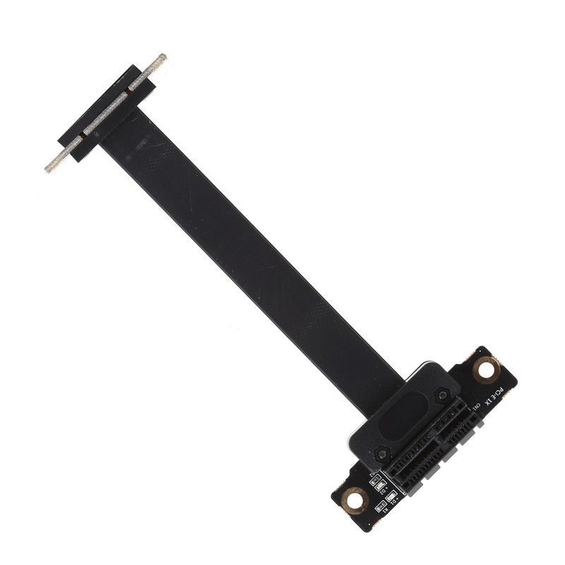 Extension Cable PCIE 1X Dual 90° Network Adapter with LED