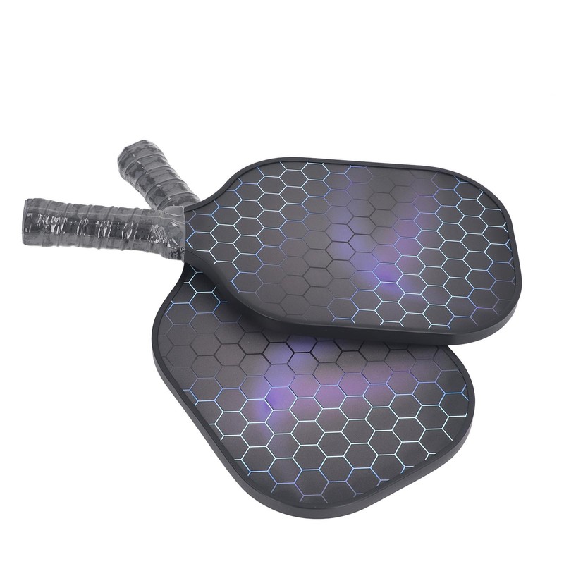 2PCS Pickleball Paddles Set Fiberglass Lightweight Pickle Ball Rackets with
